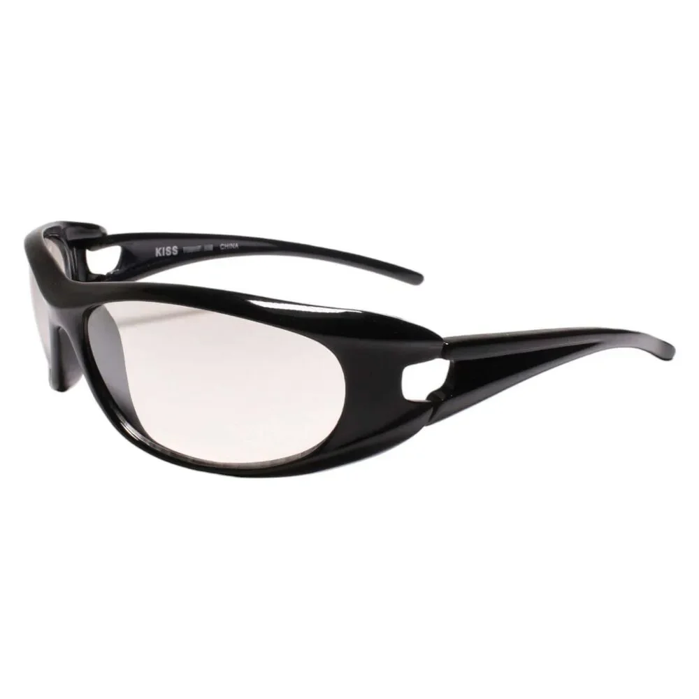 Sporty Design Athletic Active Lifestyle Wrap Around Sunglasses Light Tint Lens